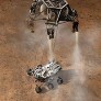 Curiosity artist's concept EDL 50 touchdown
