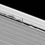 Daphnis' striking shadows