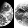 The Earth from GOES-East in visible and infrared