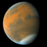 This photo of Mars was captured by the Hubble Space Telescope on May 9, 2003. Processed by Ted Stryk.