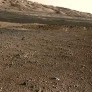 An attempt to colorize part of a Navcam image of the eastern flank of Aeolis Mons with the Mastcam thumbnail color panorama released on sol 3.