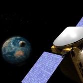 OSIRIS-REx artist's concept returning its sample return capsule to Earth