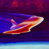 Space shuttle reentry