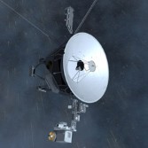Voyager 2 artist's concept in solar wind