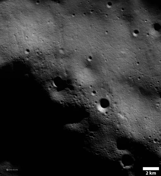 First Kaguya Terrain Camera image of the Moon