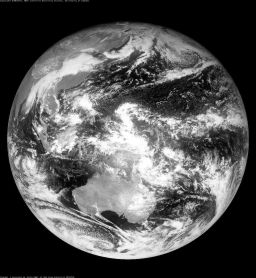 Himawari-6 image of Earth, 0300 November 15, 2007