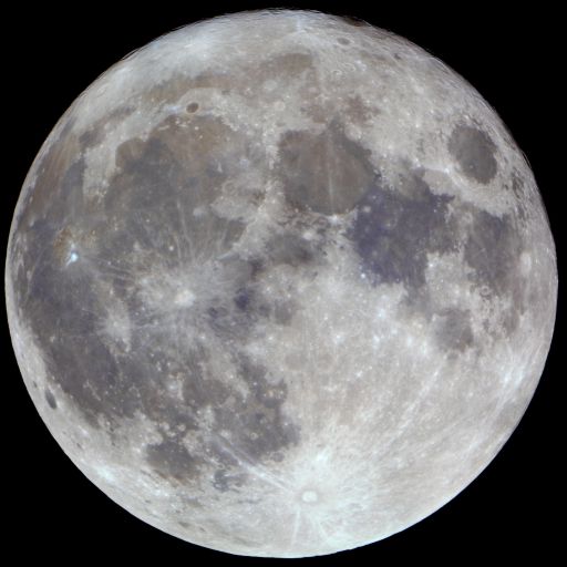 Full Moon (enhanced color)