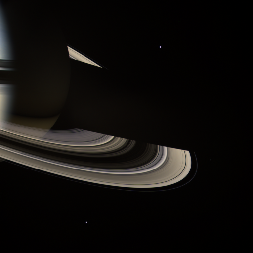 The 'dark side' of Saturn