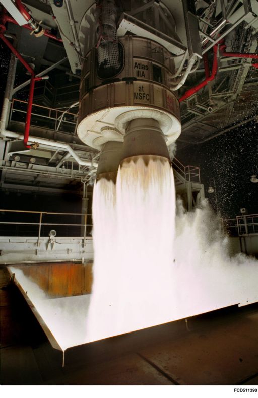 Test Firing of RD-180 Rocket Engine