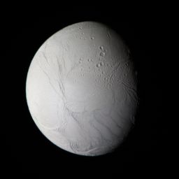 Enceladus in natural color