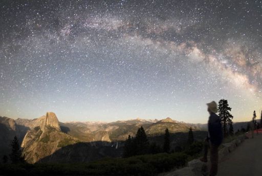 The Milky Way over Glacier Point, Yosemite National Park