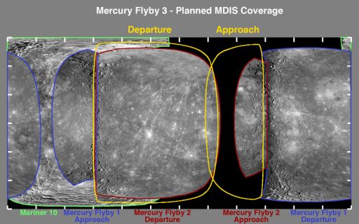 Imaging of Mercury during MESSENGER's third flyby