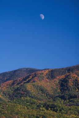Moonrise over the Great Smoky Mountains