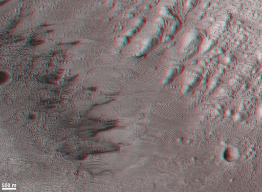 Layered Rocks in Danielson Crater