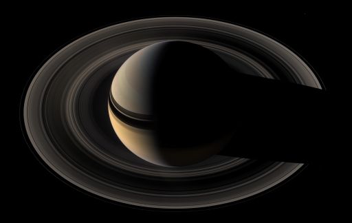 Saturn within its rings
