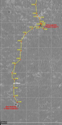 Opportunity recent route