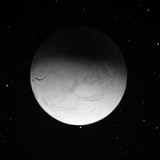 Enceladus in eclipse