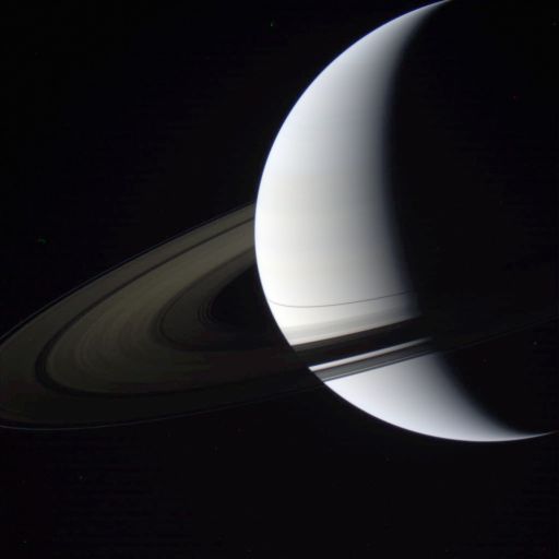 Saturn just after equinox