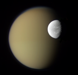Dione and Titan