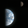 Earth and the Moon from Galileo
