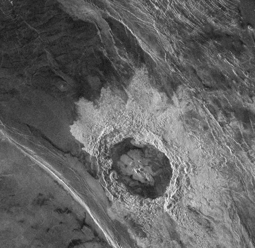 Dickinson crater, Venus