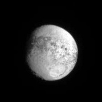 Iapetus' trailing hemisphere