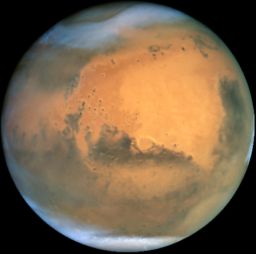 Mars at opposition in 2001