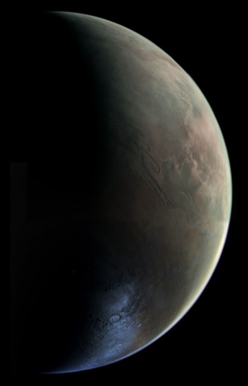 Viking Orbiter approaches Mars