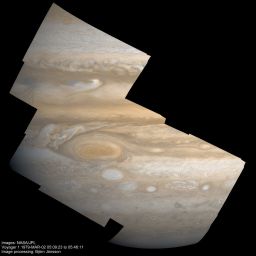 High-resolution mosaic of Jupiter