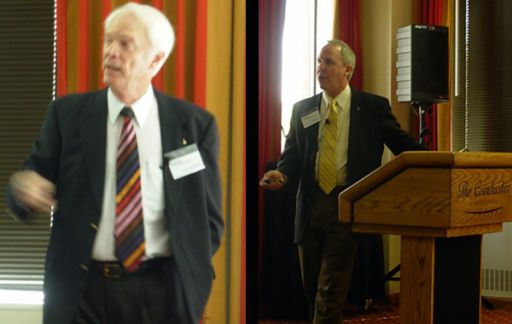 Schweickart and Jones at Conference on NEO Law and Policy