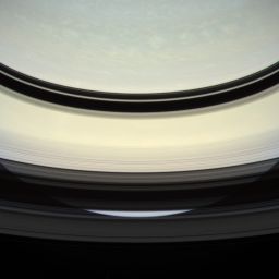 View of Saturn from Cassini at apoapsis