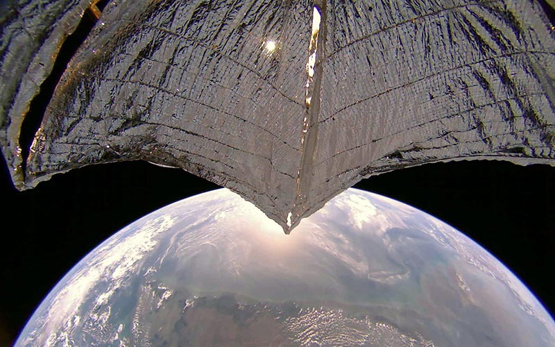 LightSail 2 over India