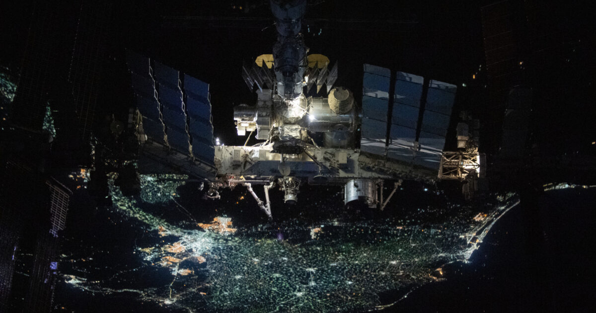 ISS Above Nile Delta
