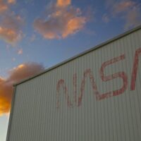 Nasa logo fading