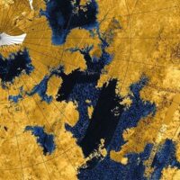 Titan lakes cassini