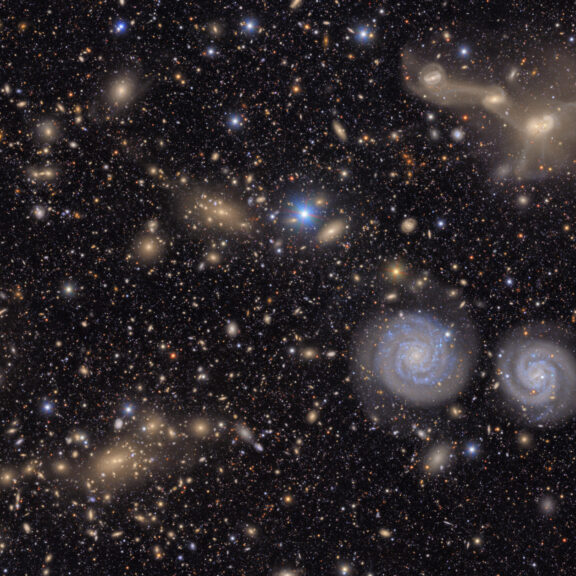 Virgo cluster from rubin