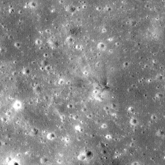 Apollo landing site from lro