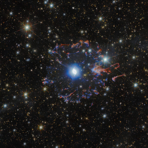 Cats eye nebula from euclid