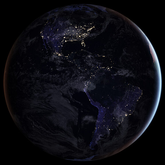 Earth dark side