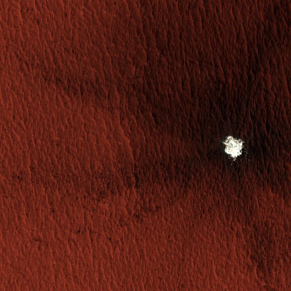 Hirise mars crater ice