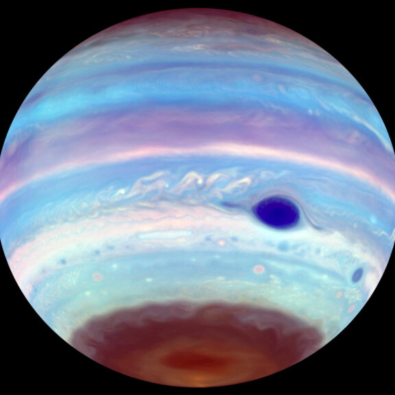 Jupiter ultraviolet storm