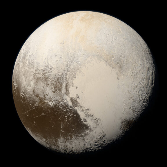 Pluto real color
