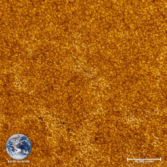 Sun earth scale ist