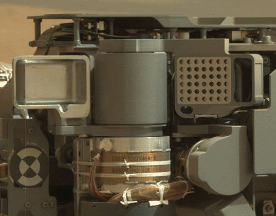 Curiosity's Turret: CHIMRA animation (scoop hardware)