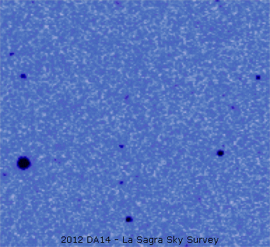 Discovery images of asteroid 2012 DA14