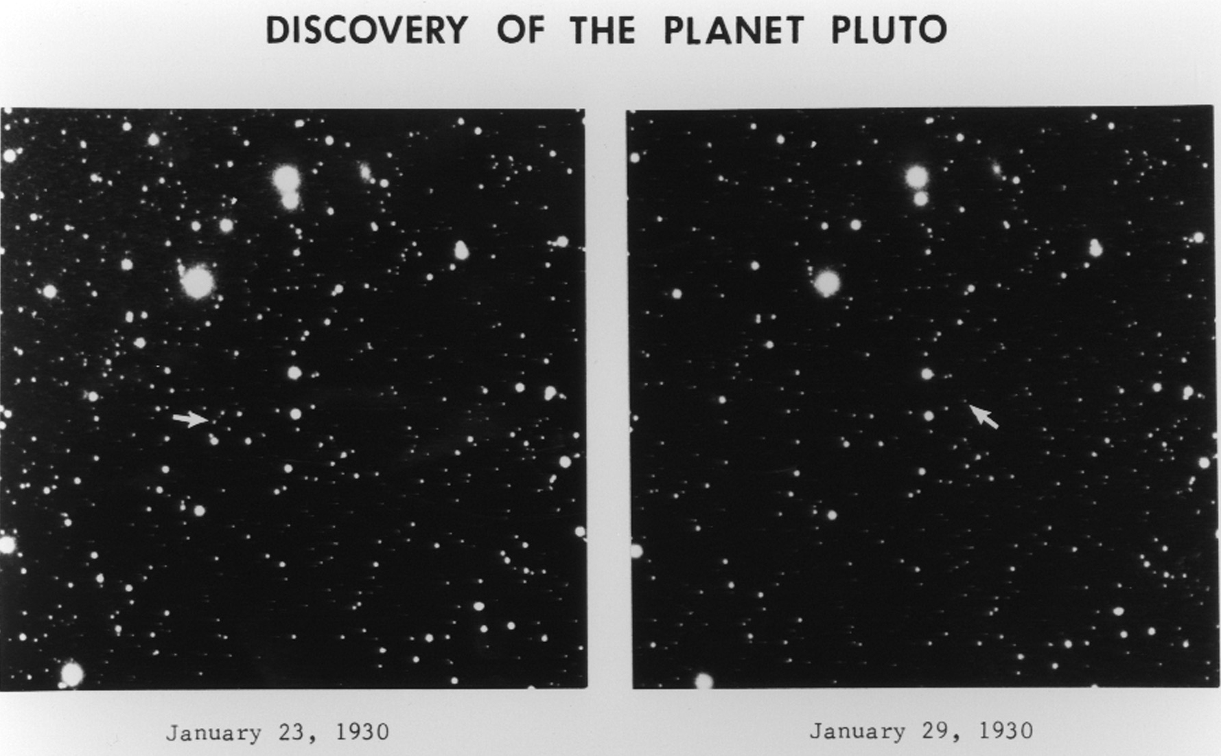 La Storia Delle Prime Fotografie Di Plutone 94 Anni Fa AstroSpace It   20130129 Pluto Discoveryplates 