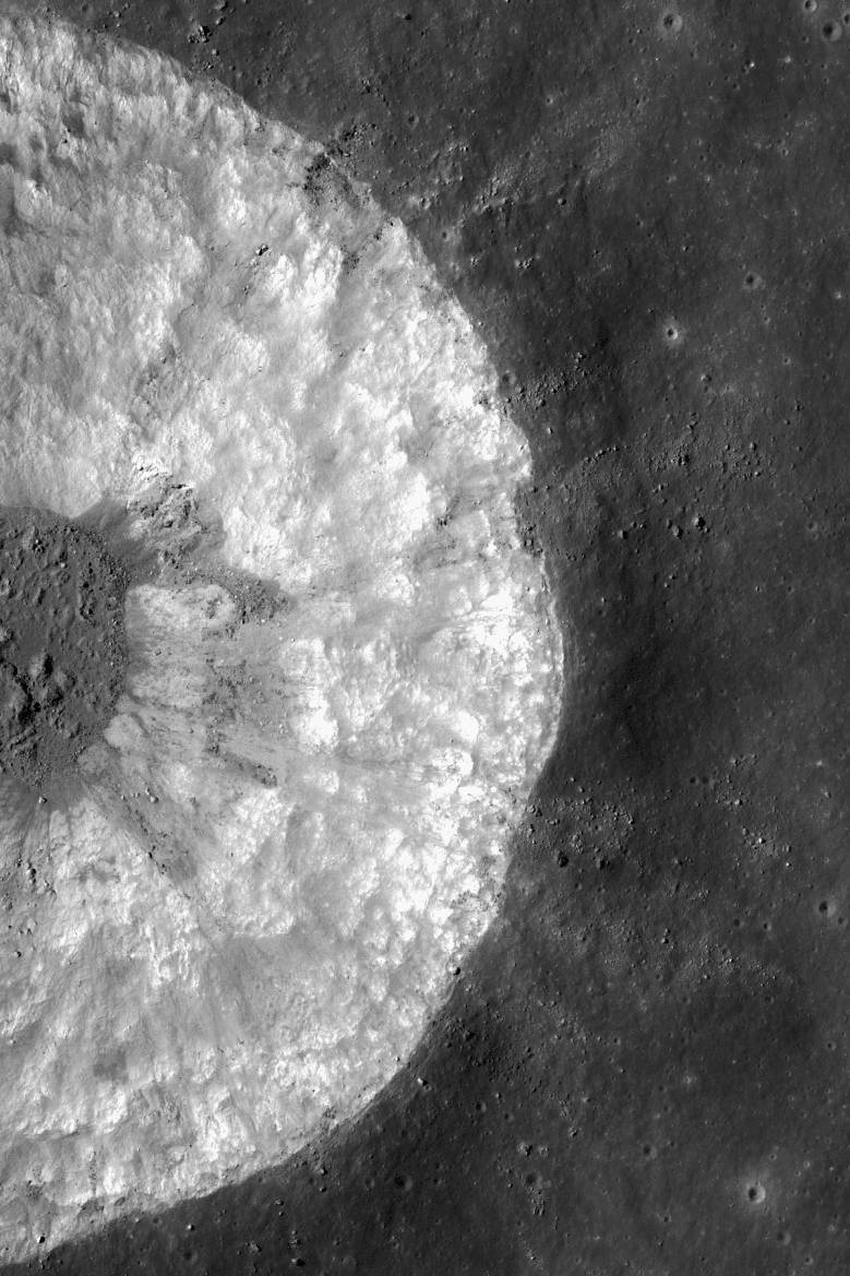 Moon Crater Close-up