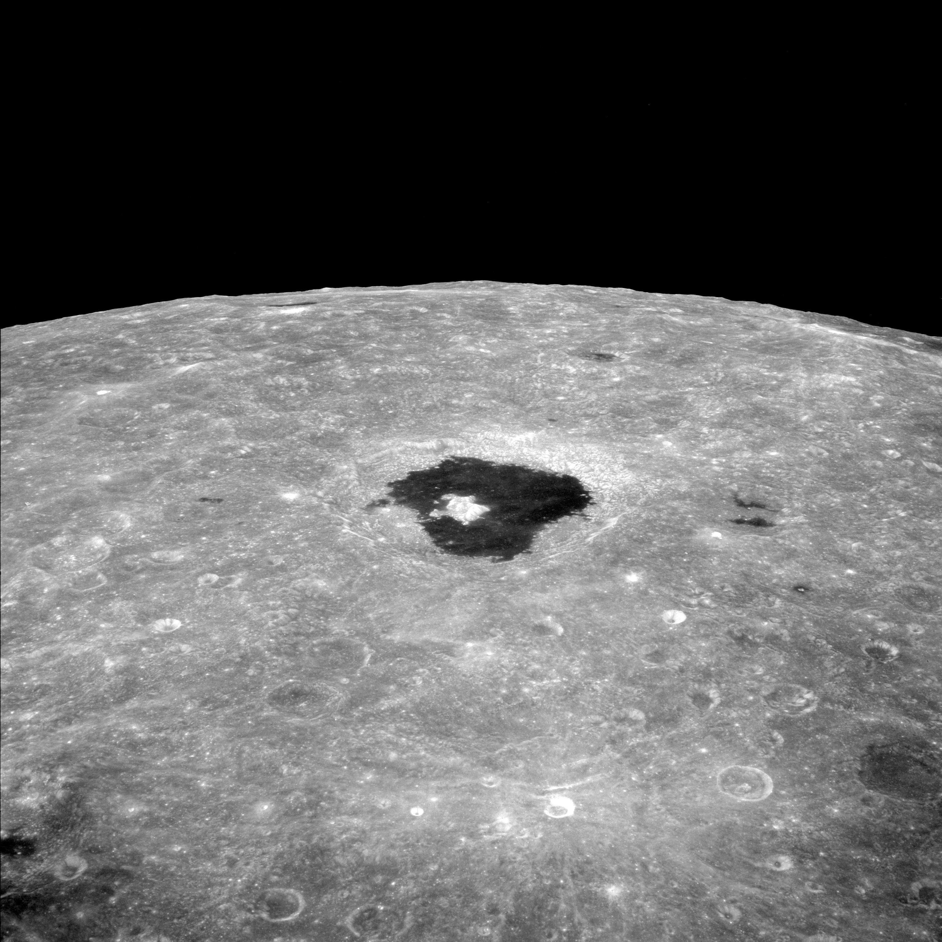 Foto Nasa Apollo 8 Aufputz Mond Craters