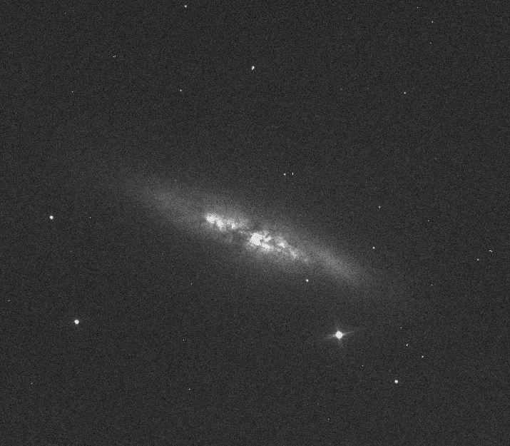 Before-and-after comparison of M82 supernova