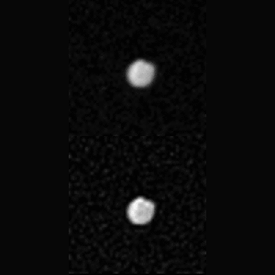 Phoebe rotation sequence from the Voyager 2 spacecraft